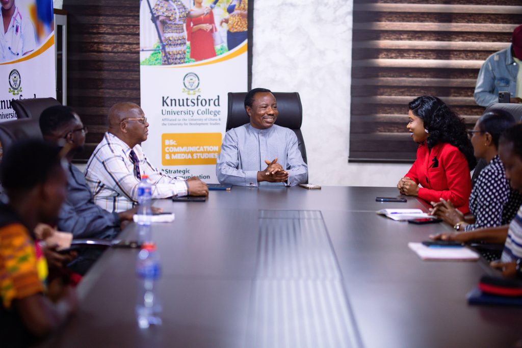 Big moves only. Ambassadorial deal sealed with Knutsford University College