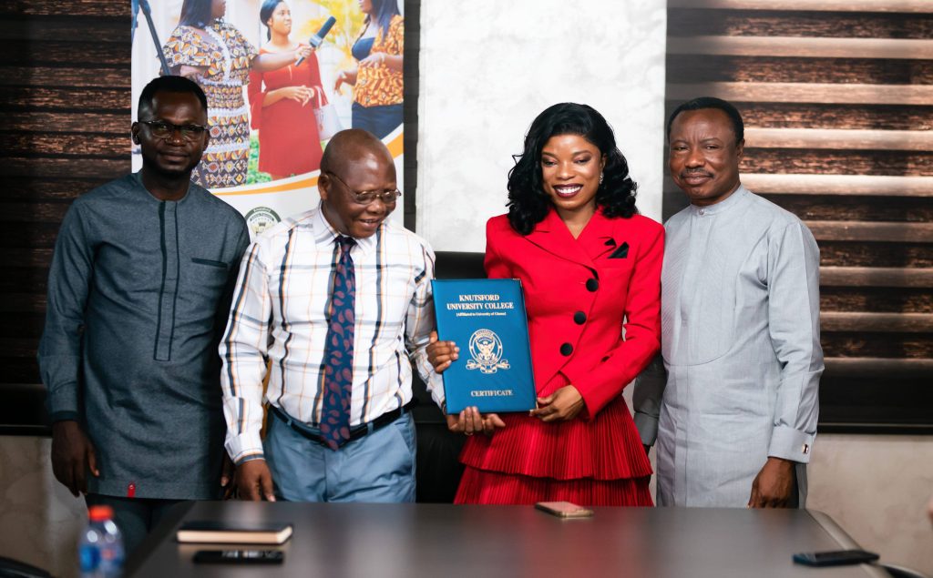 Big moves only. Ambassadorial deal sealed with Knutsford University College